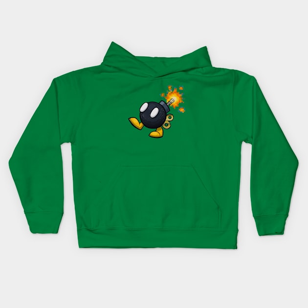 bob-omb! Kids Hoodie by joehavasy